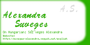 alexandra suveges business card